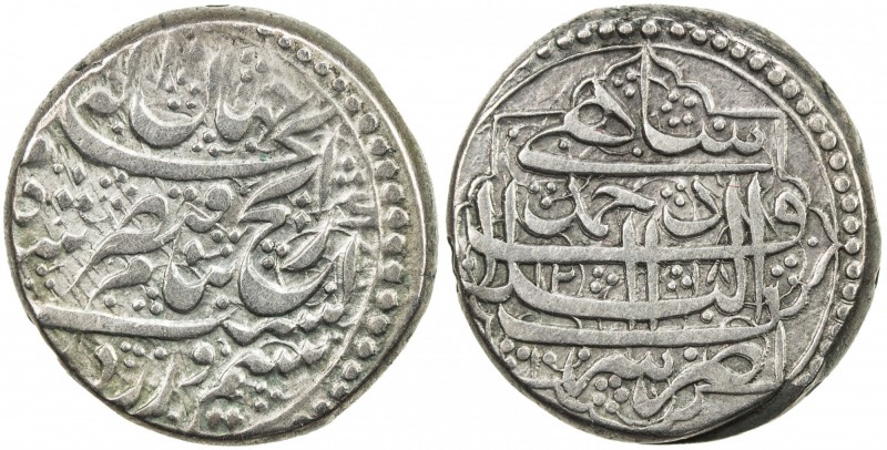 DURRANI: Qaisar Shah, 1803/1st reign, AR rupee (11.40g), Ahmadshahi (= Qandahar)...