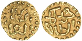 SAMUDRA-PASAI: Muhammad, 1297-1326, AV mas (0.58g), Leyton-SP3, EF, ex Howard Simmons Collection.
