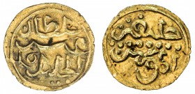 JOHORE: Sultan Abdul Jalil Shah II, 1571-1597, AV mas (2.52g), NM, ND, SS-7, Prid-13, legends sultan 'abd al-jalil shah // khalifat al-mu'minin, lovel...