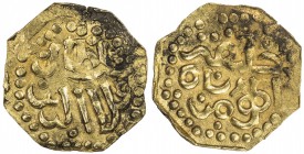 JOHORE: Ala'uddin Riayat Shah III, 1597-1615, AV kupang (0.62g), SS-2, octagonal flan, in Arabic sultan ala'uddin // khalifatul muminin, EF, R. Sultan...