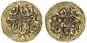 JOHORE: Abdul Jalil Riayat Shah II, 1571-1597, AV kupang (0.63g), 1788, SS-—, round flan, in Arabic sultan abdul jalil shah // khalifatul muminin, EF,...