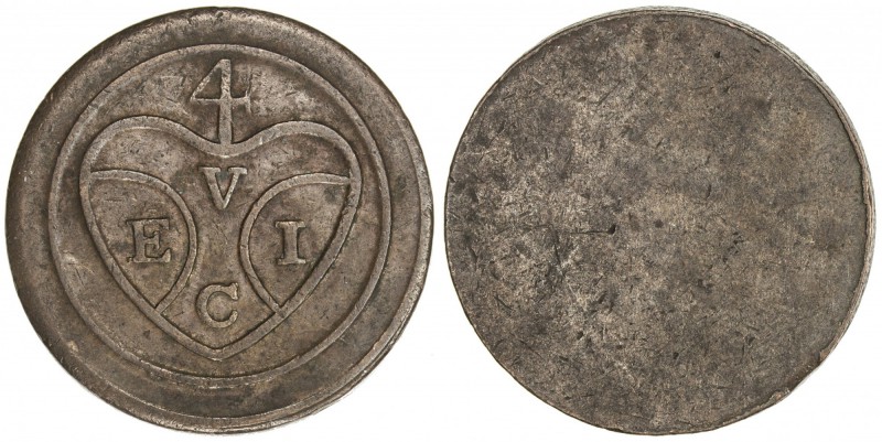 PENANG: AE pice, ND (1786), KM-5, Sch-973; SS-12, East India Company bale symbol...