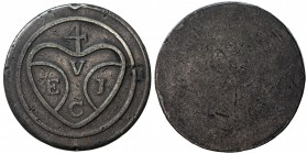 PENANG: AE pice, ND (1786), KM-5, Sch-973;SS-12, East India Company bale symbol, uniface, F-VF, S.