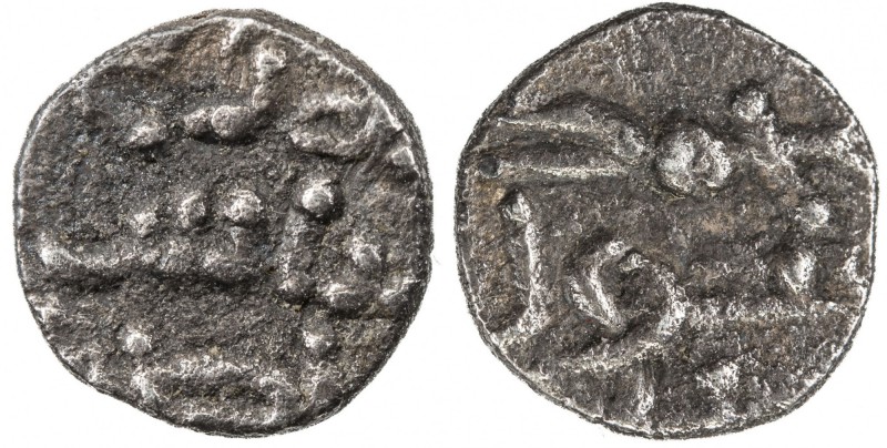 GOVERNORS OF SIND: 'Abbas (?), ca. 840s or 850s, AR damma (0.21g), NM, ND, A-Z14...