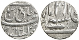 AWADH: Brijis Qadr, 1857-1859, AR rupee (11.16g), Subah, AH"1229", KM-386, choice EF.