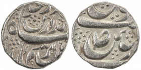 KAITHAL: Lal Singh, 1781-1819, AR rupee (11.18g), "Sahrind", AH1198, KM-10, SS-291, 8-petal rosette in the N of bichun on the obverse, 4 pellets betwe...