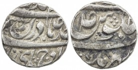 KAITHAL: Lal Singh, 1781-1819, AR rupee (11.17g), "Sahrind", ND, KM-10, SS-291, obverse rosette off flan, 4 pellets between the U and S of jalus, show...