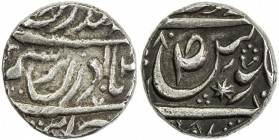 NABHA: Jaswant Singh, 1783-1840, AR rupee (11.02g), Nabha Lal, VS(18)80, KM-20.3, SS-253, with star & branch, earliest year of this type, not previous...