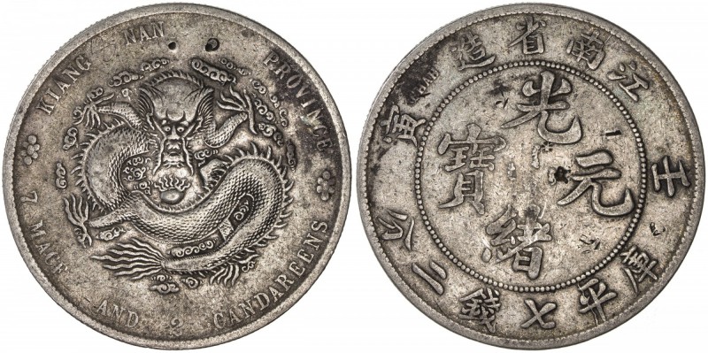 SZECHUAN: Kuang Hsu, 1985-1908, AR dollar, ND (1901-08), Y-145a.8, L&M-248, with...