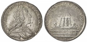 FRANKFURT: Free Imperial City, AR 2 ducat (4.58g), 1742, KM-Pn26, off-metal strike in silver, for the election at Frankfurt of Karl VII of Bavaria as ...