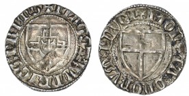 TEUTONIC ORDER: Wynrich Van Kniprode, 1351-1382, AR schilling (1.71g), Marienburg mint, Dudi-32, + MAGST WynRICS PRImS, Grand Master's Arms: eagle fac...
