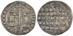 TMUTARAKAN: Mstislav Volodimirovich Khorobry (the Brave), ca. 990-1024, AR miliaresion (1.80g), NM, ND (ca. 1000-1060), cf. Zeno-8429, imitating a Con...