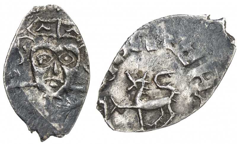 PSKOV: Anonymous, ca. 1460-1510, AR denga (0.55g), H&P-3017, Zeno-55428 (this pi...
