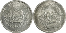 BIAFRA: Republic, AR pound, 1969, KM-6, medal alignment, PCGS graded MS66.