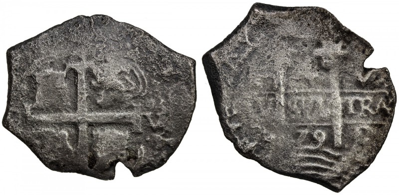 BOLIVIA: Carlos II, 1665-1700, AR 4 reales (8.69g), Potosi (16)79, KM-25, from t...