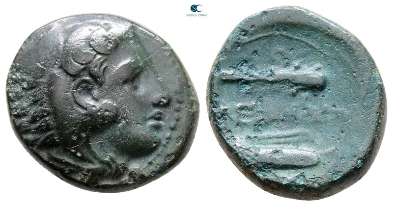 Kings of Macedon. Uncertain mint. Alexander III "the Great" 336-323 BC. 
Bronze...