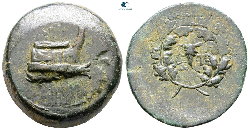 Mysia. Kyzikos circa 300-200 BC. Overstruck on an earlier issue from Kyzikos (SN...