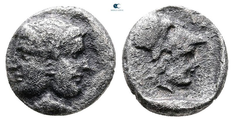 Mysia. Lampsakos circa 500-450 BC. 
Diobol AR

10 mm, 1,02 g



Fine