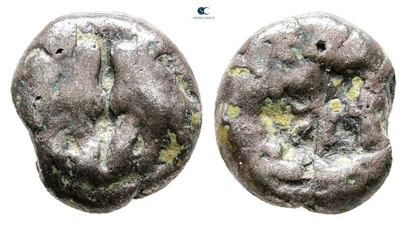 Lesbos. Unattributed Koinon mint circa 550-480 BC. 
BI 1/12 Stater

10 mm, 1,...