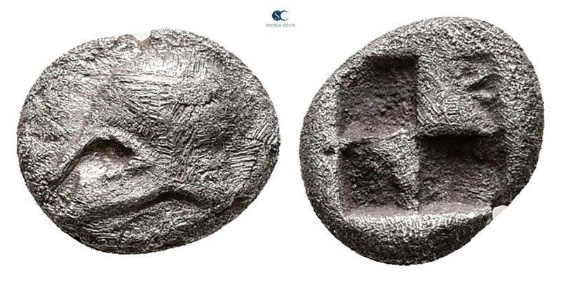 Ionia. Uncertain mint circa 500-400 BC. 
Obol AR

8 mm, 0,60 g



Very Fi...