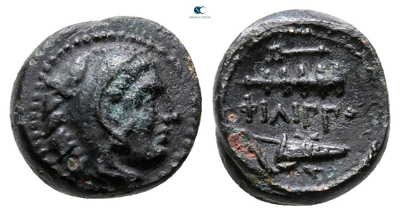 Cyprus. Salamis. Nikokreon 331-310 BC. In the name and types of Philip III of Ma...