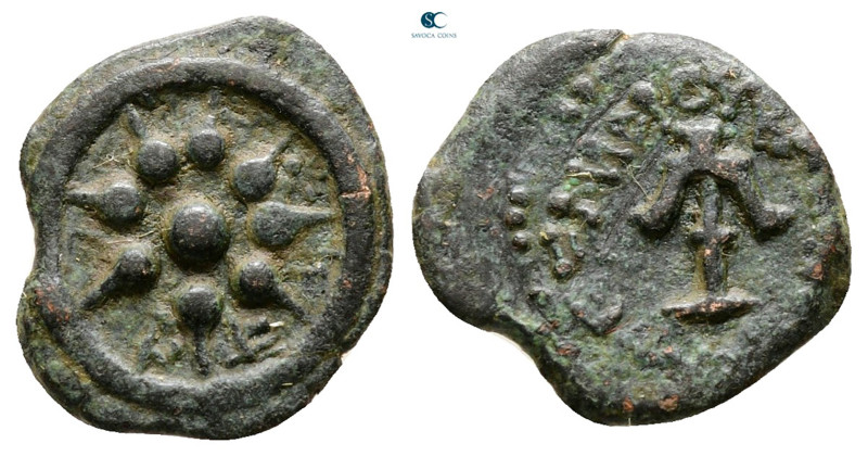 Judaea. Jerusalem. Hasmoneans. Alexander Jannaios (Yehonatan) 103-76 BC. 
Pruta...