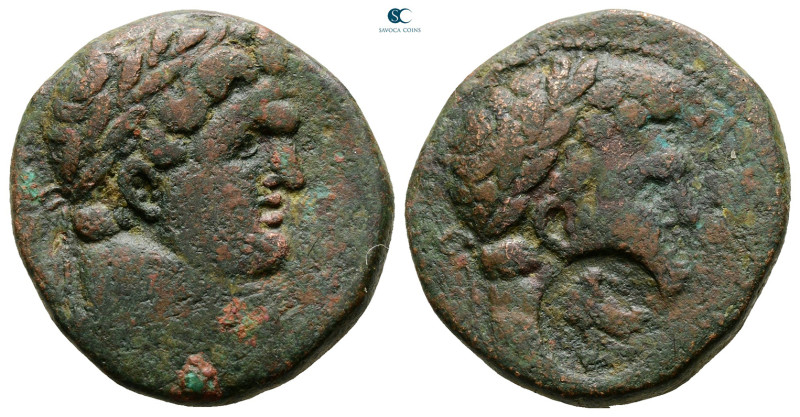 Decapolis. Philadelphia. Titus AD 79-81. 
Bronze Æ

24 mm, 11,49 g



Nea...