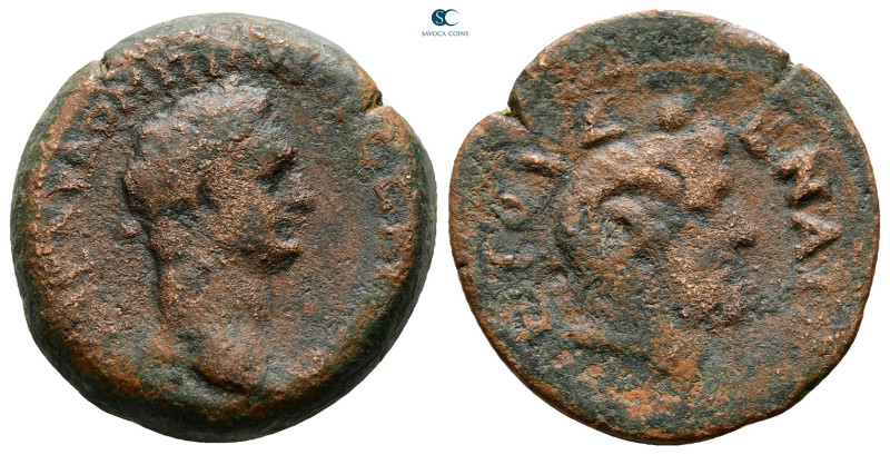 Egypt. Alexandria. Domitian AD 81-96. 
Diobol Æ

24 mm, 9,37 g



Fine