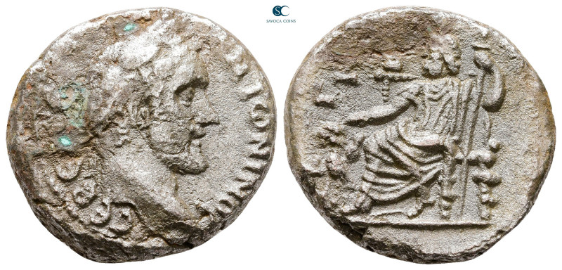 Egypt. Alexandria. Antoninus Pius AD 138-161. 
Billon-Tetradrachm

25 mm, 11,...