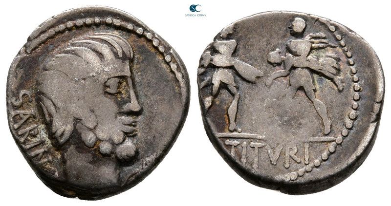 L. Titurius L.f. Sabinus 89 BC. Rome
Denarius AR

18 mm, 3,85 g



Nearly...