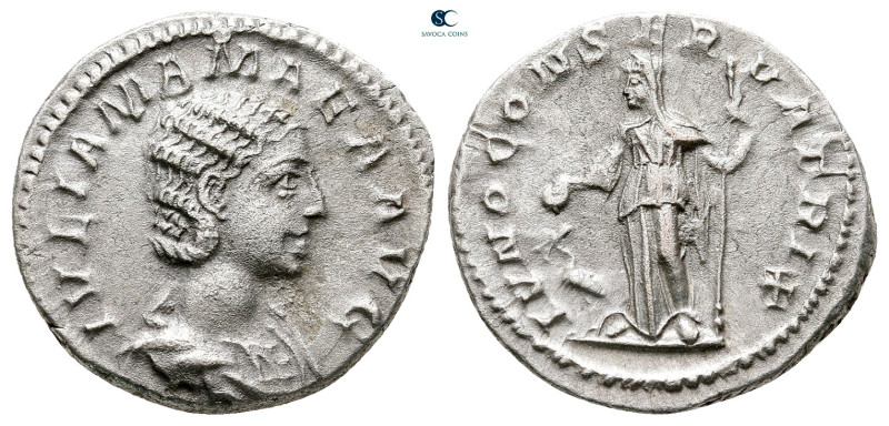 Julia Mamaea. Augusta AD 225-235. Rome
Denarius AR

20 mm, 2,86 g



Very...