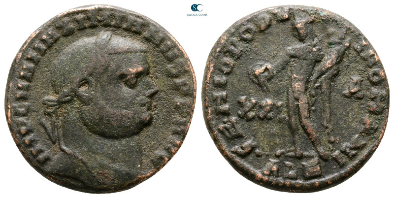 Maximianus Herculius AD 286-305. Alexandria
Follis Æ

25 mm, 9,45 g



Ve...