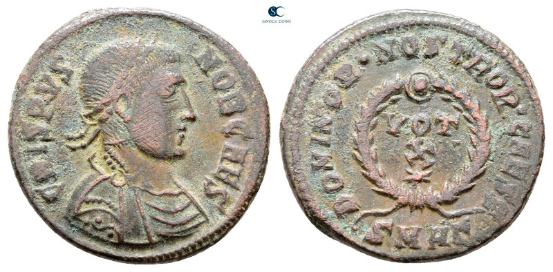 Crispus, as Caesar AD 316-326. Heraclea
Follis Æ

18 mm, 3,01 g



Very F...