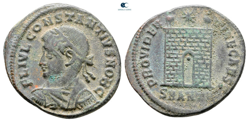 Constantius II, as Caesar AD 337-347. Antioch
Follis Æ

20 mm, 3,34 g



...