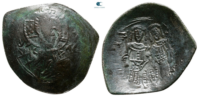 Alexius III Angelus-Comnenus AD 1195-1203. Constantinople
Trachy Æ

26 mm, 2,...