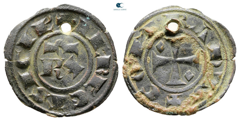 Italy. Brindisi. Conrad I AD 1250-1254. 
Half Denaro BI

17 mm, 0,73 g


...