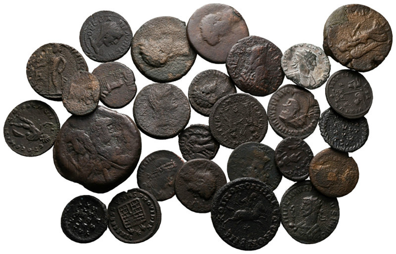 Lot of ca. 27 roman bronze coins / SOLD AS SEEN, NO RETURN! 

Nearly Very Fine