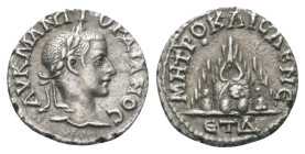 Kappadokien. Kaisareia (Caesarea). Gordianus III. (238 - 244 n. Chr.).

 Drachme (Silber). 241 / 242 n. Chr. (Jahr 4).
Vs: Büste mit Lorbeerkranz r...