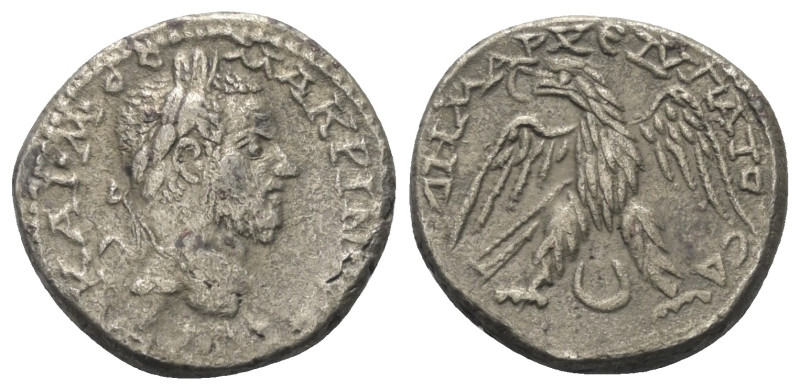 Phönikien. Arados. Macrinus (217 - 218 n. Chr.).

 Tetradrachme (Silber).
Vs:...