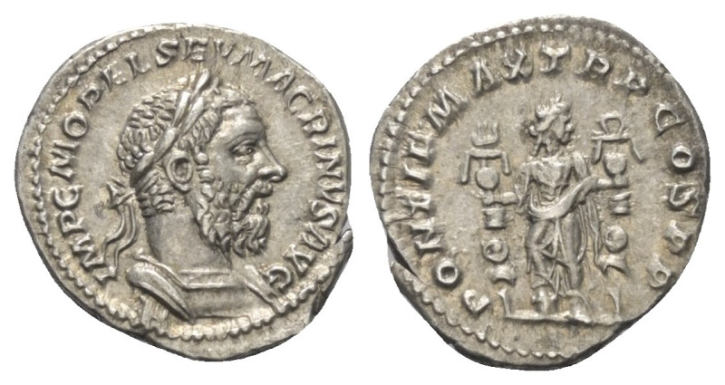 Macrinus (217 - 218 n. Chr.).

 Denar (Silber). 217 - 218 n. Chr. Rom.
Vs: IM...