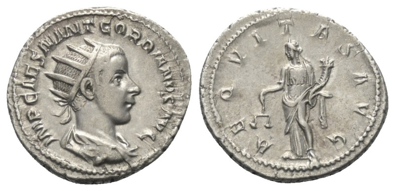 Gordianus III. (238 - 244 n. Chr.).

 Antoninian (Silber). 239 - 240 n. Chr. A...