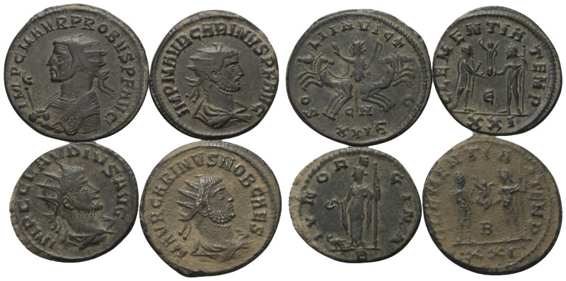 Römische Münzen - Lots. Kaiserzeit.


Lot (4 Stück, Bronze): Antoniniane des ...