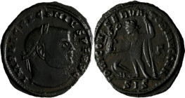Licinius I. (308 - 324): Æ-Follis, Siscia, 4,1 g, sehr schön+.
 [zzgl. 19 % MwSt.]
Gebotslos, Zuschlag zum Höchstgebot!