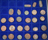 Indien: 26 Kupfermünzen, vermutlich 18. - 19. Jahrhundert, nicht näher bestimmt.
 [differenzbesteuert]