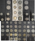Bulgarien: Album mit 58 Münzen aus Bulgarien. Angefangen mit 1 Lev 1894 oder 5 Leva 1892 über Levamünzen der 30er , bis zu den Gedenkmünzen der 70, 80...