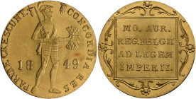 Niederlande: Wilhelm II. 1840 - 1849 / Russland Nicholas I. 1826 - 1855: 1 Dukat 1849 St. Petersburg. Nachahmung der niederländischen Handelsmünze, Mm...