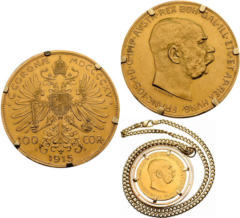 Österreich: Franz Joseph I. 1848-1916: 100 Kronen 1915 (NP), KM# 2819, Friedberg...