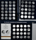 Deutschland: Sammlung deutscher Euromünzen, angefangen mit 10er aus Silber, 10er aus CuNi, bis zu 20er und 25er. Dabei auch die neuen Ausgaben mit Pol...