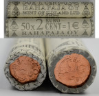 Finnland: 1c 1999 + 2c 2000, je original Sicht-Rolle a 50 Stück. Die Kleinmünzen sind im normalen Zahlungsverkehr nicht im Umlauf, nur aufgrund der vo...