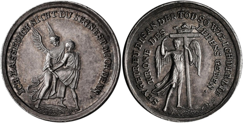 Altdeutschland und RDR bis 1800: Breslau/Schlesien: Silberabschlag des Dukaten o...